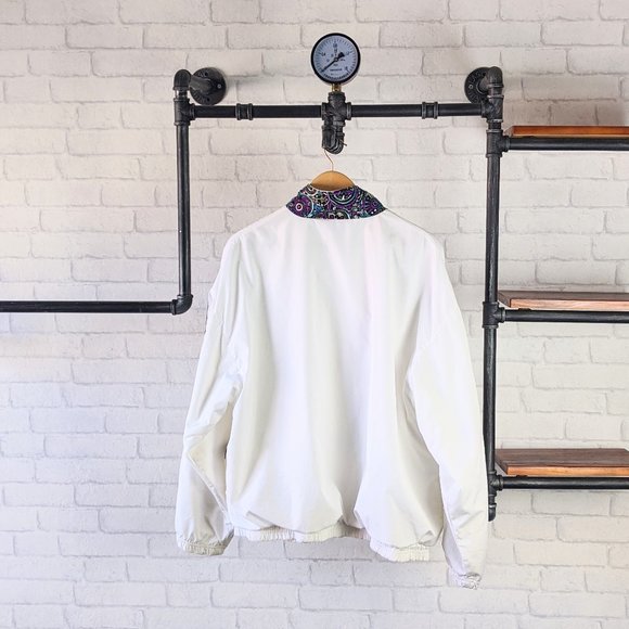 Vintage 80's-90's Reebok Windbreaker Aztec Pattern - Picture 5 of 8